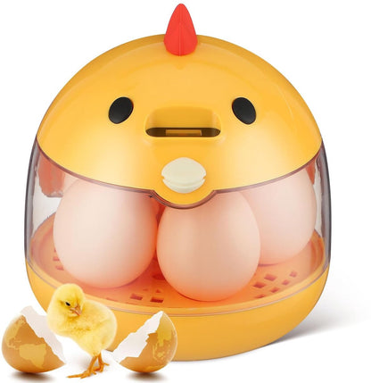 Incubator - Egg incubator | Incubator with a capacity of 4 eggs - with automatic temperature and humidity control - suitable for hatching eggs of chickens, ducks, geese, quails, parrots and other poultry - Image 2