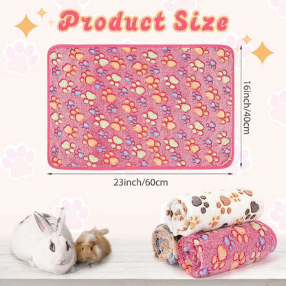 Pet Blankets - Washable 3-Pack Pet Cage Blankets - For Small Animals - Image 3