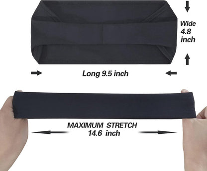 5-Pack Running Headbands for Men - Sports Headbands for Men, Sweat-Wicking - Suitable for Running, Cycling, Basketball, Yoga and Fitness Training - Elastic Unisex Headbands - Image 6