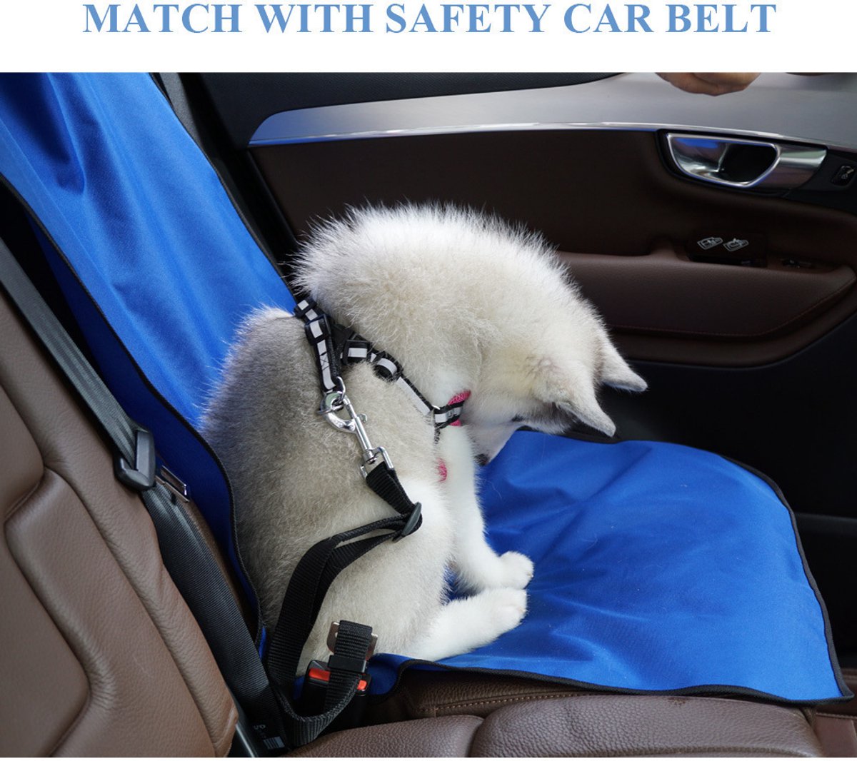 Pet Car Seat Covers - Pack of 2 - Pet Travel Mats - Mud-Proof Pet Car Seat Covers - Car Interior Protectors - Waterproof and Scratch-Resistant - Suitable for Cars and Trucks - Image 3