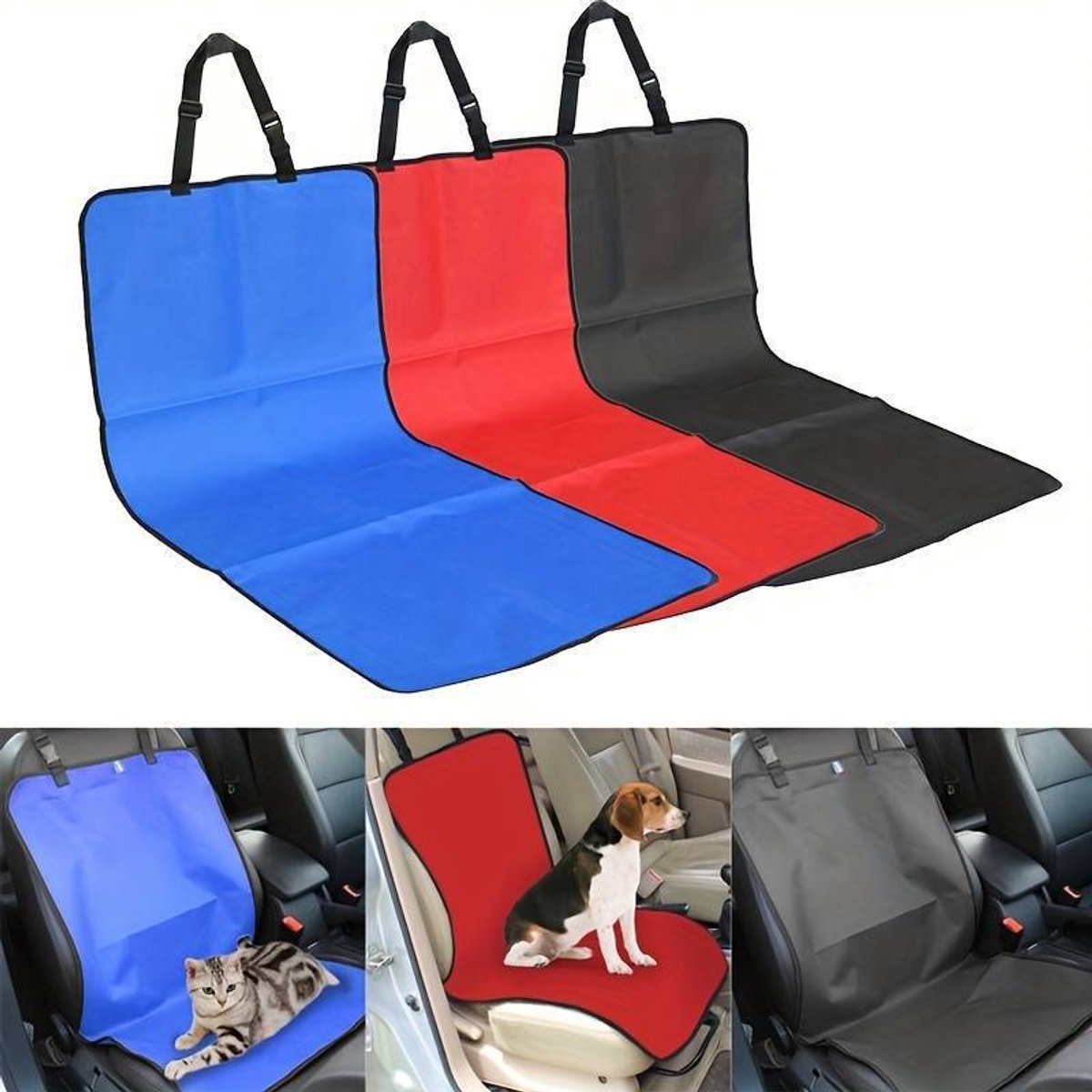 Pet Car Seat Covers - Pack of 2 - Pet Travel Mats - Mud-Proof Pet Car Seat Covers - Car Interior Protectors - Waterproof and Scratch-Resistant - Suitable for Cars and Trucks - Image 4