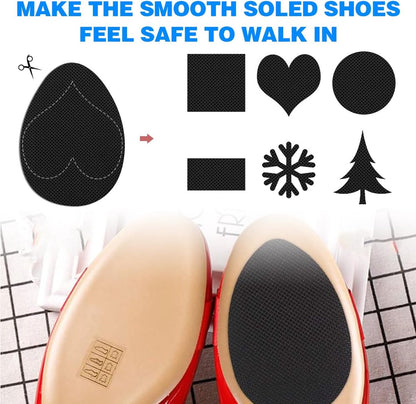 4 pairs of non-slip insoles - non-slip rubber insoles for soles - self-adhesive insoles - unisex insoles - noise-reducing sole pads - Image 5