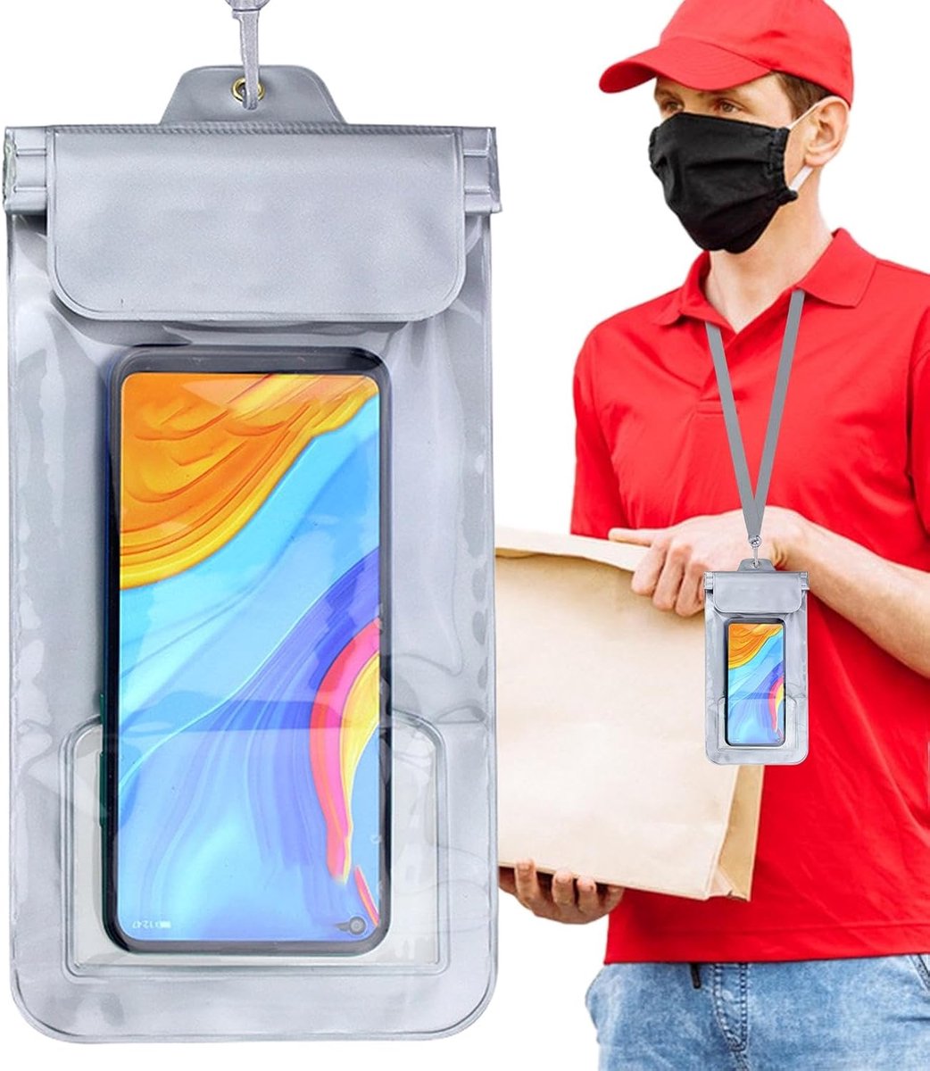 Phone Cases - Waterproof Phone Cases - Portable Phone Cases with Lanyard - Protective Phone Stand Cases - With Hole Design - Easy to Use - Suitable for Beaches, Travel and Cruises - Image 6