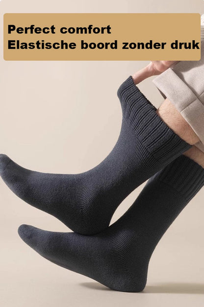 Thick Winter Socks Men - House Socks - Fluffy Socks - Casual Socks - Work Socks - 6-Pack Socks Men 43 46 - Size 40-46 - Black, White, Gray - Image 5
