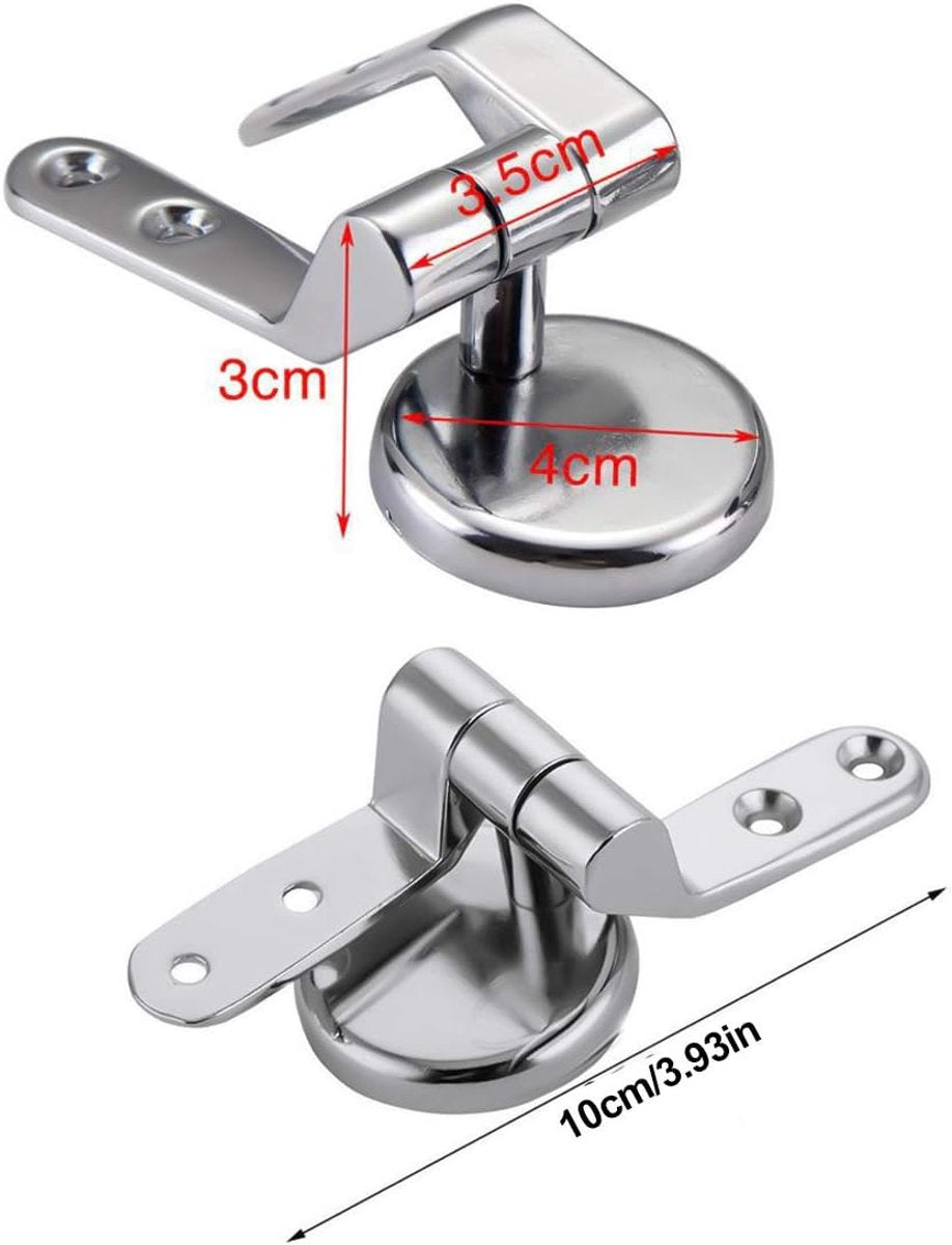 Replacement hinge for gold toilet seat - Toilet accessories - Bathroom accessories - For wood - Resin | - MDF toilet seat - Including accessories - Image 2