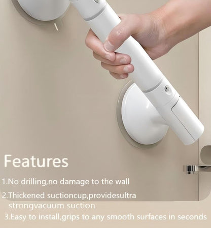 Shower Handle with Suction Cup Bathroom - Suitable for shower and toilet - Moisture-resistant - Non-slip - Safety handle - Removable - Wall bracket - Handle for the elderly and children - 35 CM - Image 3