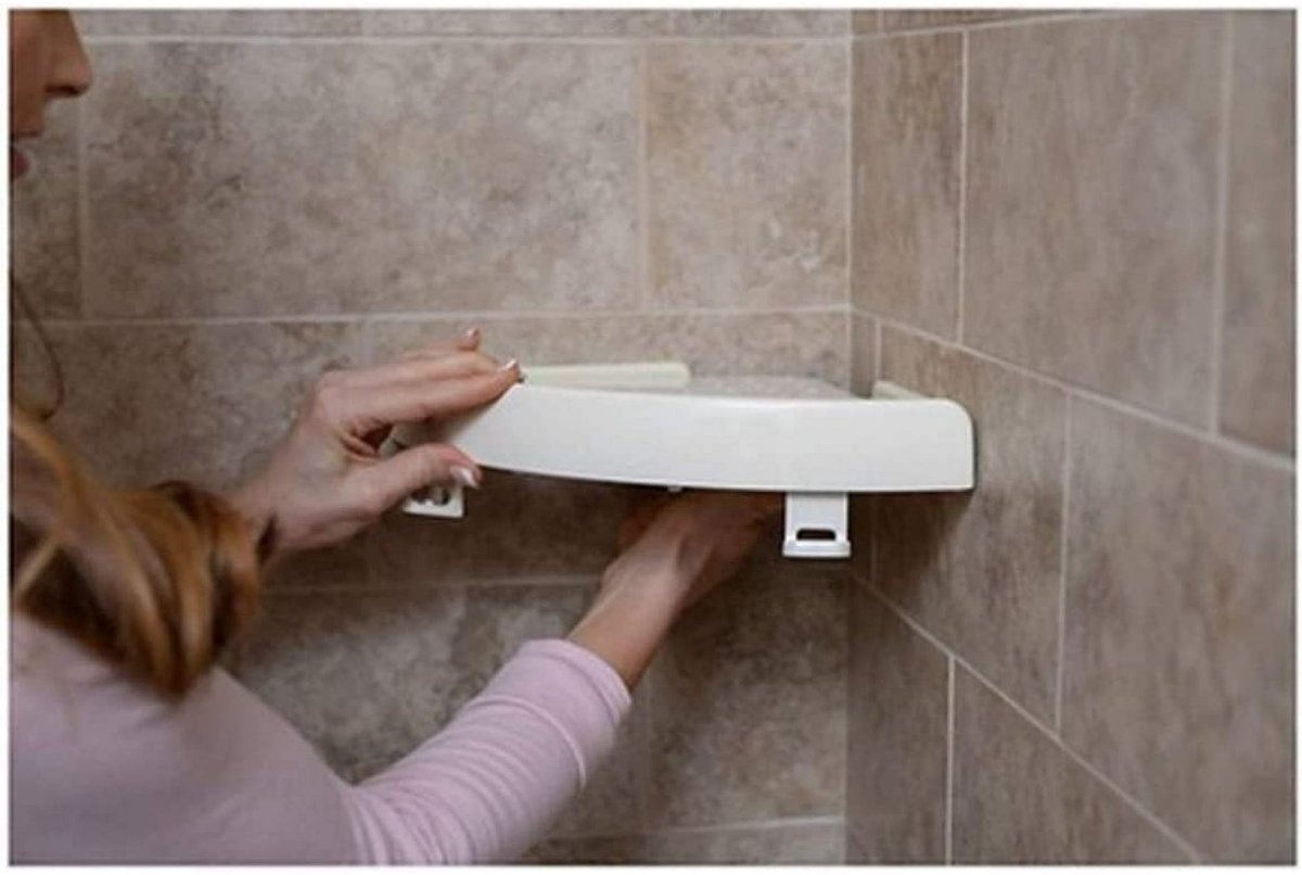 Triangular Shelf - Storage Rack - Bathroom Corner Shelf Triangular Handle Wall Mounting Bracket - Suitable for Kitchen and Bathroom Strong Suction Wall Mounted Shelf Storage Basket (No Drilling Required) - Image 2