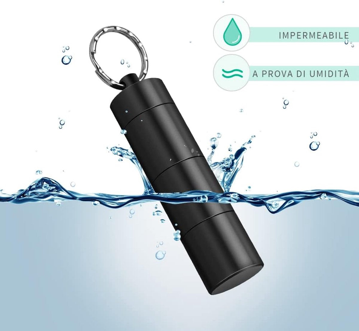 Small Pill Boxes (2-piece) - Keychain - Travel Metal - Pill Dispenser - Convenient Pill Storage - Image 4
