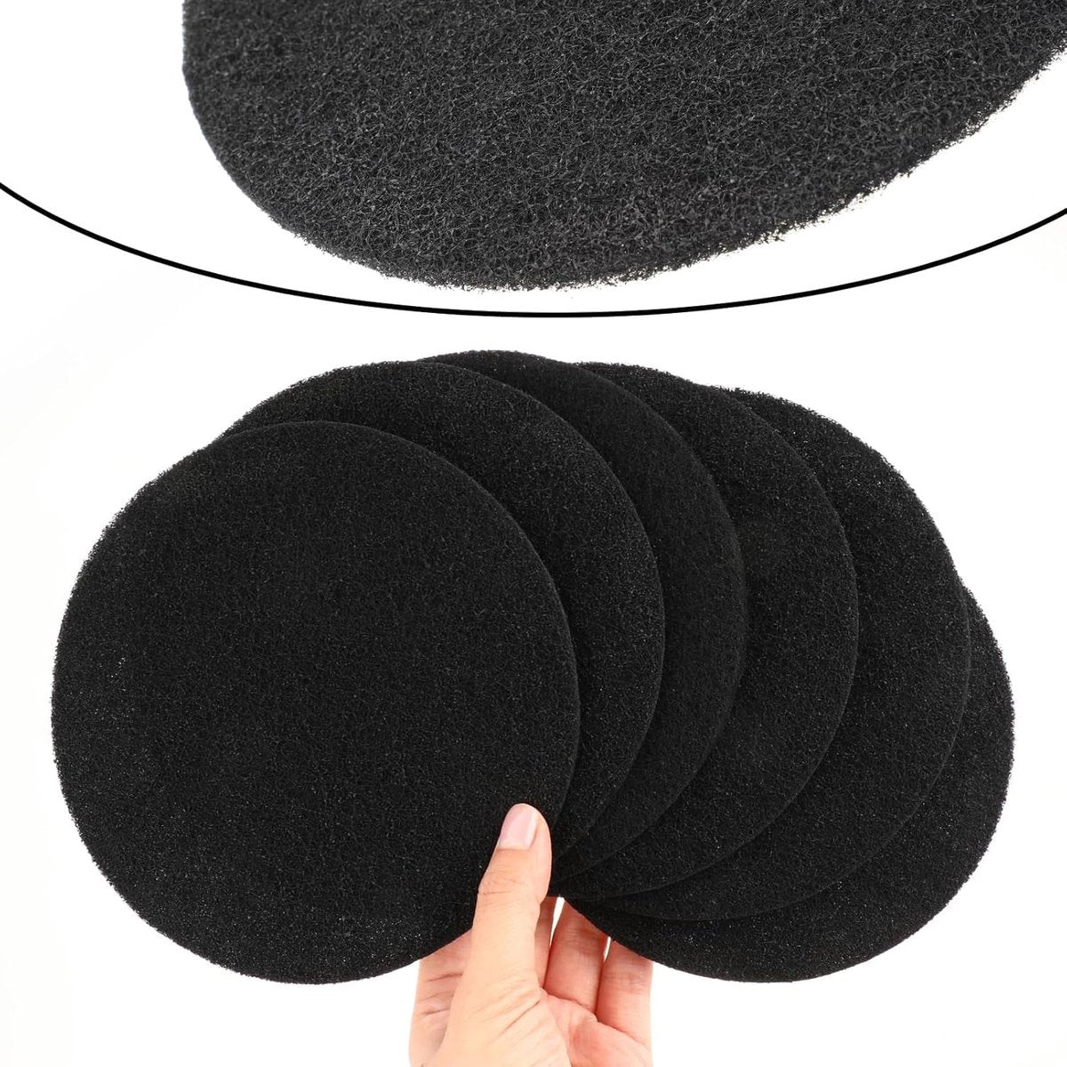 Kitchen Compost Bin Filters - 6-Pack Replacement Countertop Compost Bin Filters - Round 6.7 Inches - Image 5