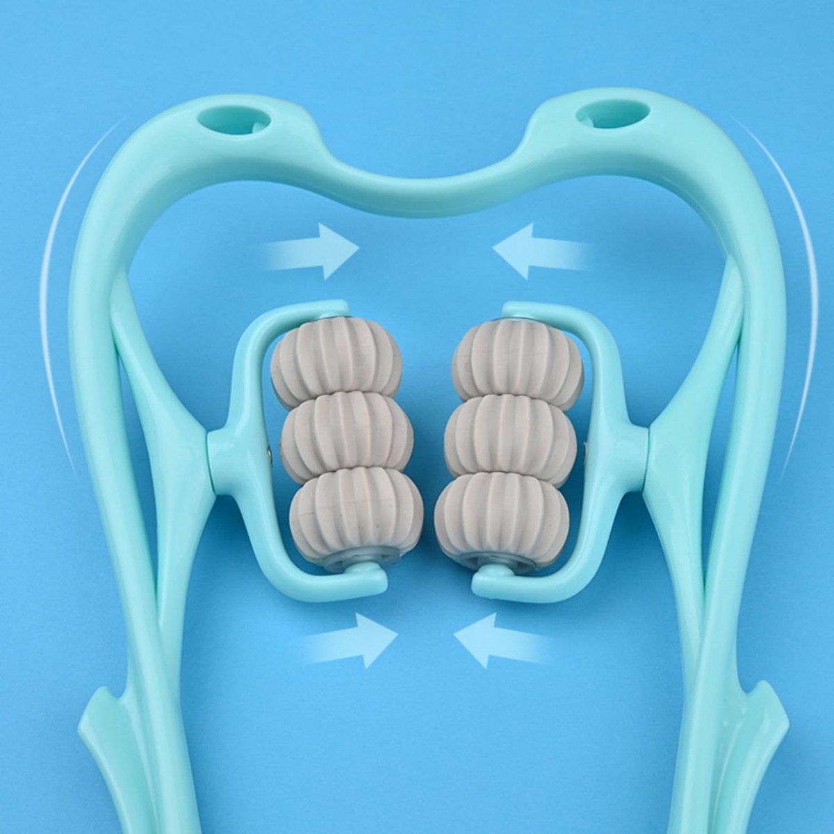 Cervical Massager - Manual Neck Clamp and Neck Kneader - Portable Meridian Roller for Home Use - Image 3