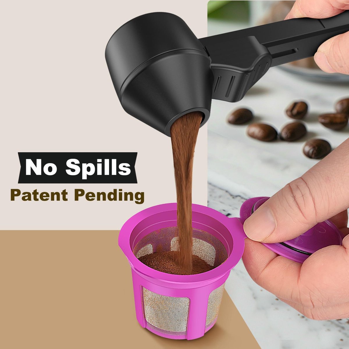 Coffee Scoop – Measuring Spoon – Coffee Accessories – Coffee Measuring Spoon | A Spoon with a Funnel – Scoops – Coffee Scoop - Image 2