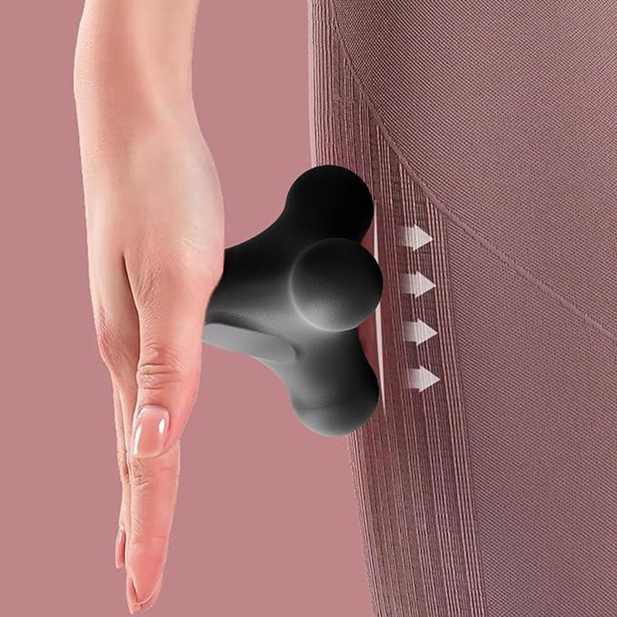 Massage Balls - 1 item - Shiatsu massage device - Massage balls with relief points - Trigger point exercise balls - Exercise ball - Massages shoulder, neck, waist and hand muscles (Gray) - Image 6