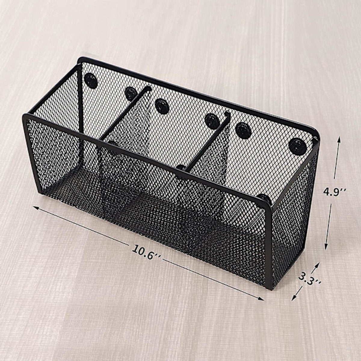 Pen Holder - Mesh Storage Basket with Extra Strong Magnets - Freezer Safe - Whiteboard - Cabinet Accessory - Office Supplies Organizer - Image 5