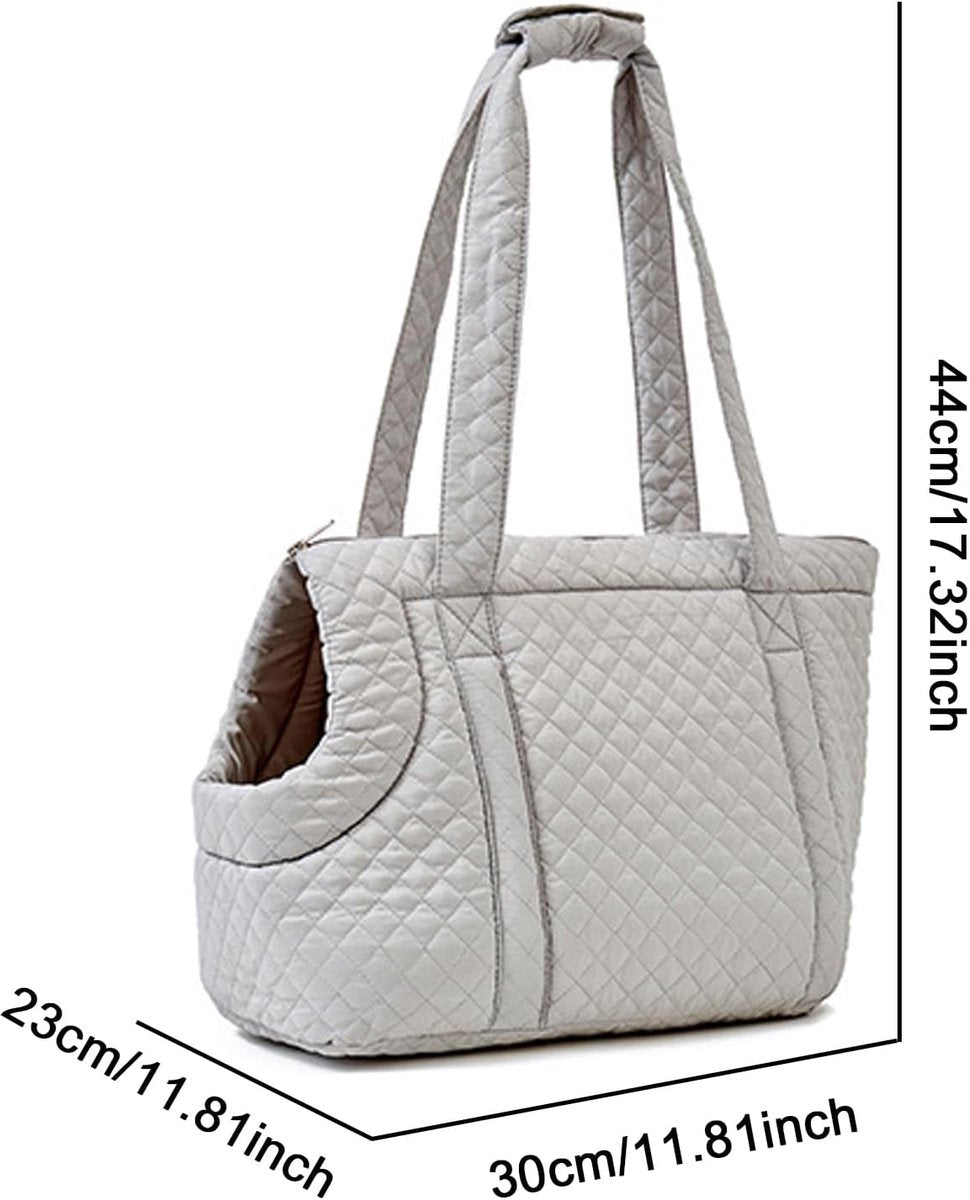 Pet Carrier - Small Portable Pet Carrier - Lightweight Cotton Winter Pet Carrier - Take Your Pet With You - Suitable for Cats, Puppies and Kittens - Image 3