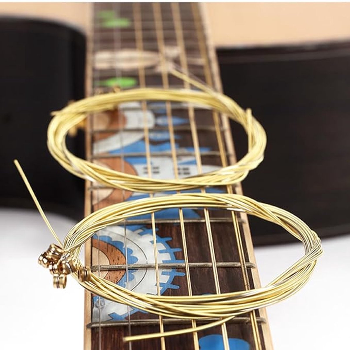 Guitar Strings - 6 Strings - Rust Resistant and Durable - Clear Tone - Folk Guitar Strings - Folk Guitar Steel Strings (Copper Strings) - Image 4