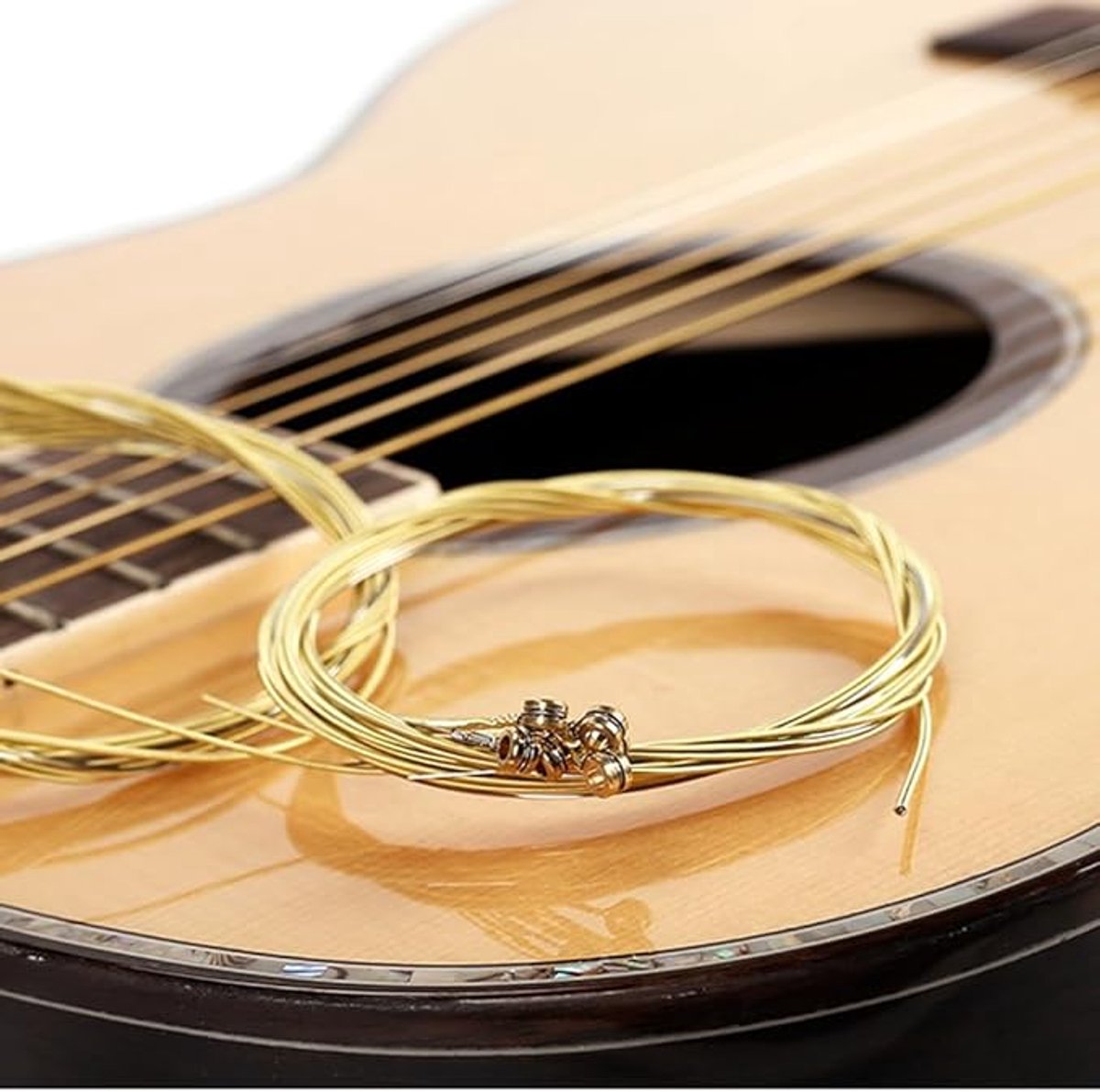 Guitar Strings - 6 Strings - Rust Resistant and Durable - Clear Tone - Folk Guitar Strings - Folk Guitar Steel Strings (Copper Strings) - Image 5