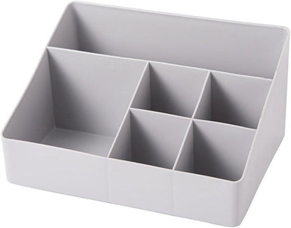 Makeup Storage Box - Thick Square Makeup Box with Multiple Grids - Multifunctional Storage Box for Office - Cosmetics Storage Box - Image 2