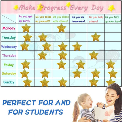 Stickers - 500 sheets - Sealing stickers - Gift stickers - Children's stickers - Stickers for adults - Reward stickers for children - 1 roll - Star stickers - Suitable for packaging - Image 2