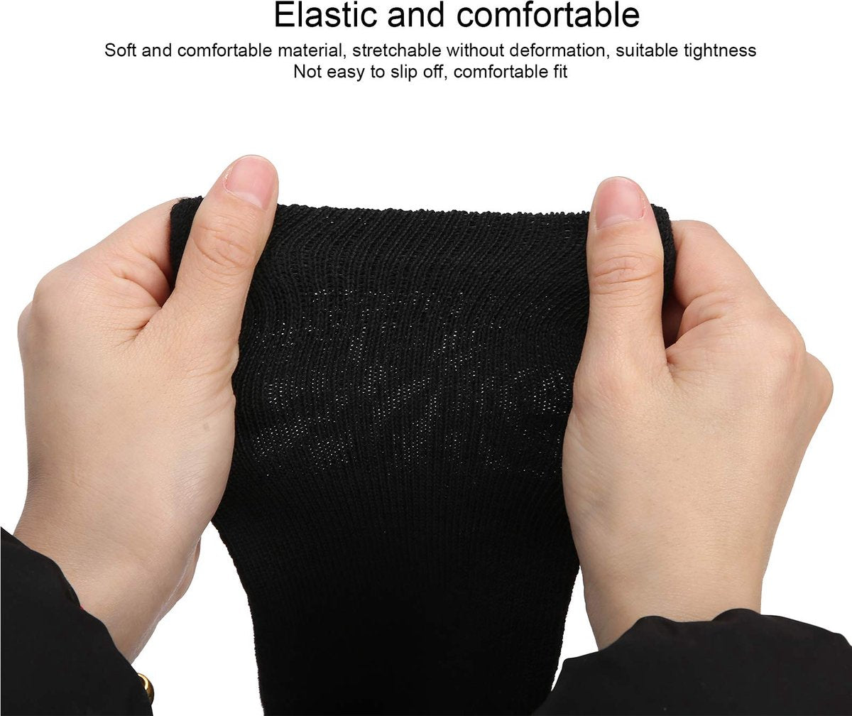 Socks - Pack of 5 pairs - Split Toe Socks - Breathable - Men's Socks - Sports Socks (Black) - Image 8