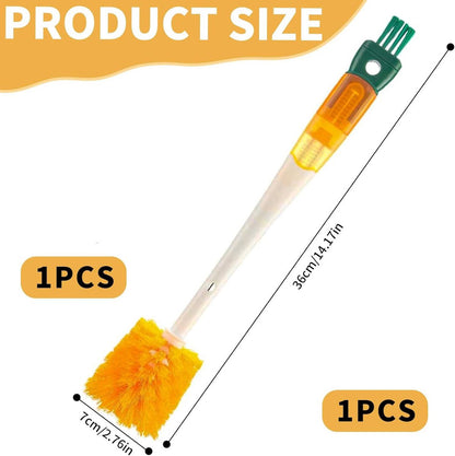 Bottle Brush - 5-in-1 Bottle Brush - Bottle Brush for Babies - Suitable for all types of glass cups - Cleans cup rims, straws and other parts. - Image 4