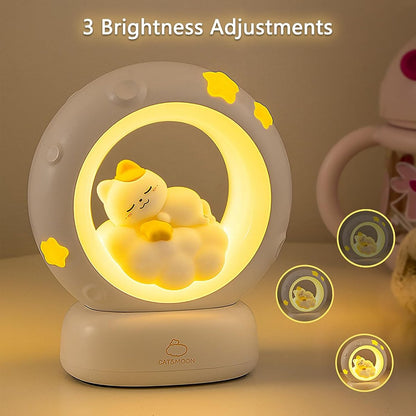 Night Light - Children's Night Light - Parents' Night Light - Rechargeable Desk Lamp - Bedside Cat Lamp - With Touch Sensor - With Dimming Function - A Perfect Gift for Girls and Kids (Cat) - Image 2