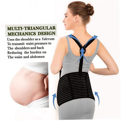 Belly Support - Pregnancy - Black XL - Image 2
