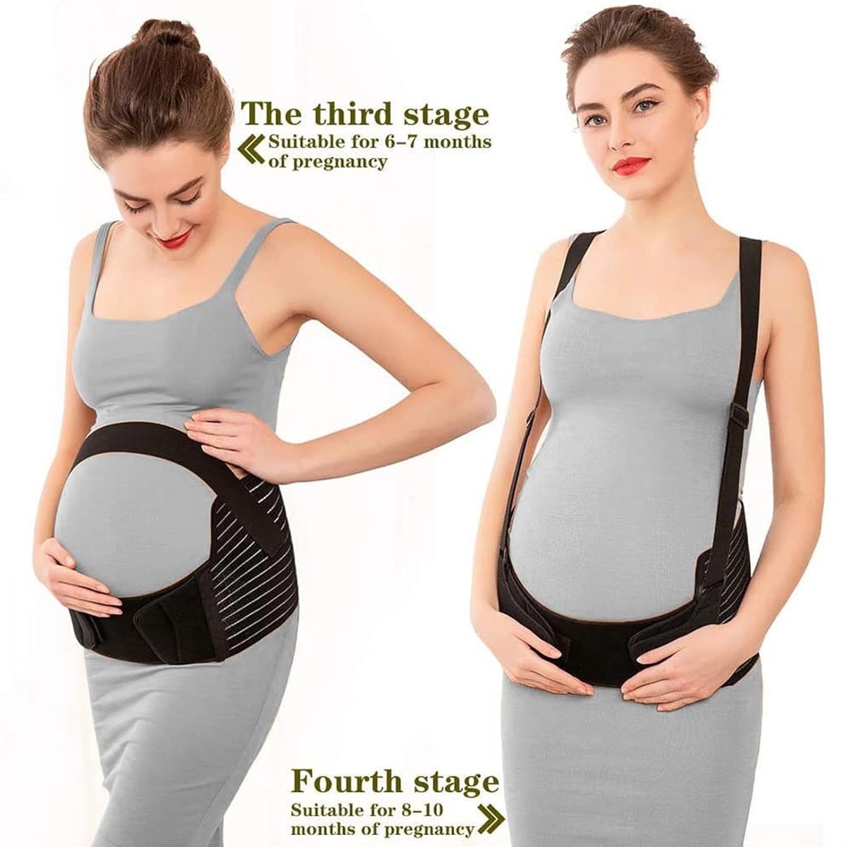 Belly Support - Pregnancy - Black XL - Image 4