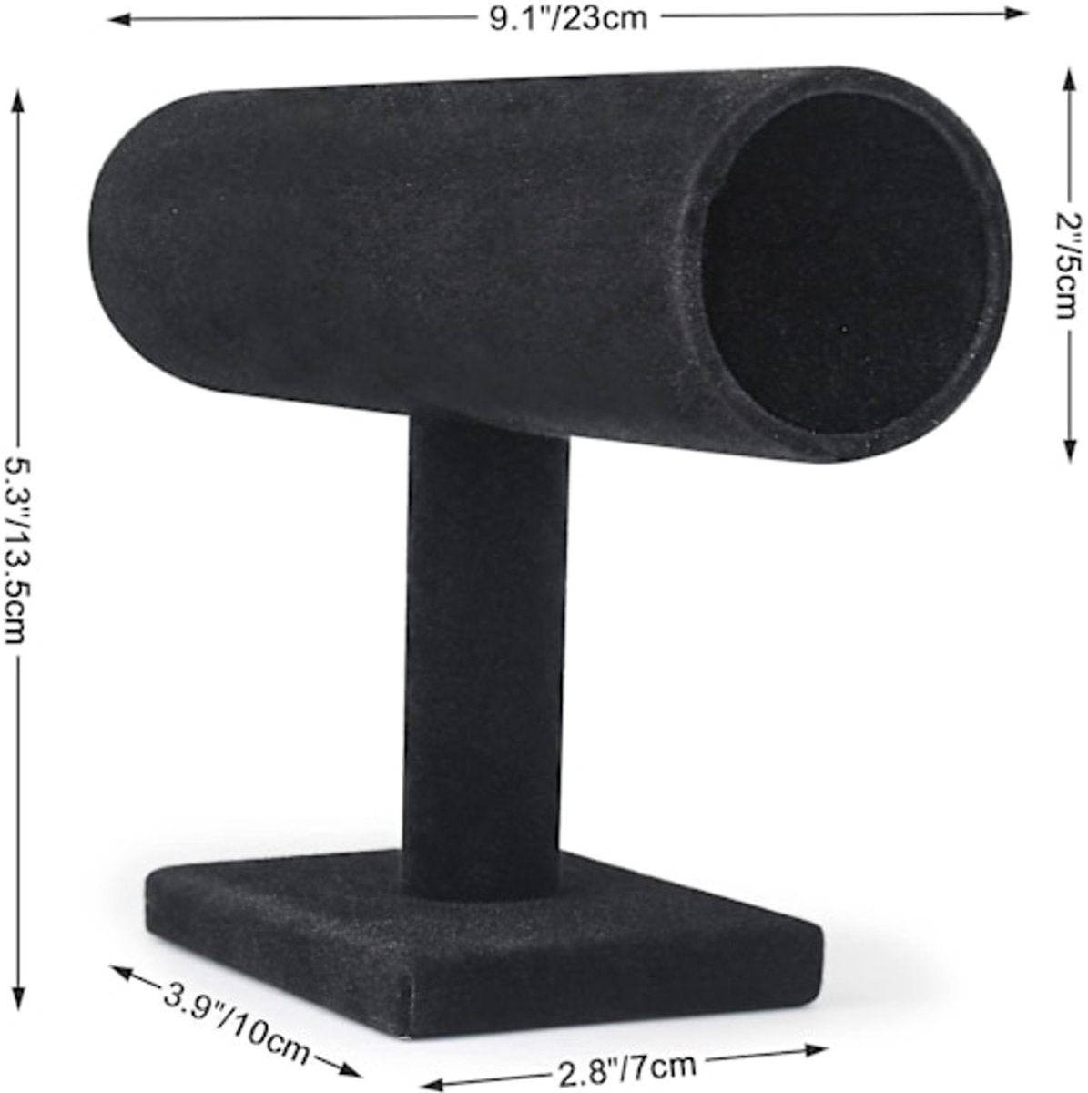 Bracelet Stand - Watch Stand - Flannel Bracelet Display Stand - T-Shaped Display Stand Jewelry Bracelet Watch Display Stand - Image 4