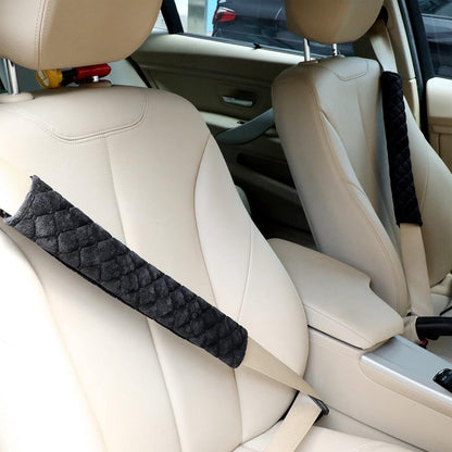 2 Extended Seat Belt Covers - Belt Pads - Comfort - Shoulder Covers - Black Seat Belt Covers - Seat Belt Covers - Car, Truck & SUV Accessories (20 inch) - Image 2