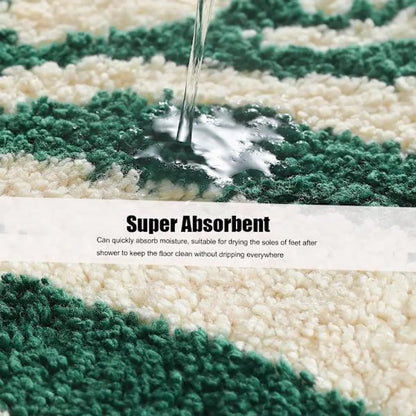 Non-slip bath mat - Indoor/outdoor living room - kitchen - bedroom non-slip - bath mat - soft and absorbent bath mat (40*60cm) - Image 4