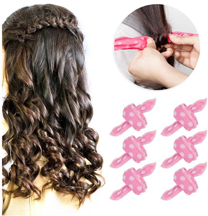 Curling Iron - 20 pieces - Curling iron with sponge - Curling iron for short hair - No heating required - Spiral curling iron - Mini curling iron - Soft and elastic sponge material - Styling tools hair - DIY hair styling tools for women - Image 2
