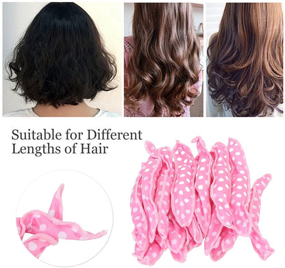 Curling Iron - 20 pieces - Curling iron with sponge - Curling iron for short hair - No heating required - Spiral curling iron - Mini curling iron - Soft and elastic sponge material - Styling tools hair - DIY hair styling tools for women - Image 3