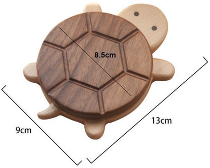 Coasters - Cute coasters - wood - With a stylish turtle design - A fun desk decoration - Perfect for storing all kinds of cups, cutlery and kitchen utensils. - Image 6