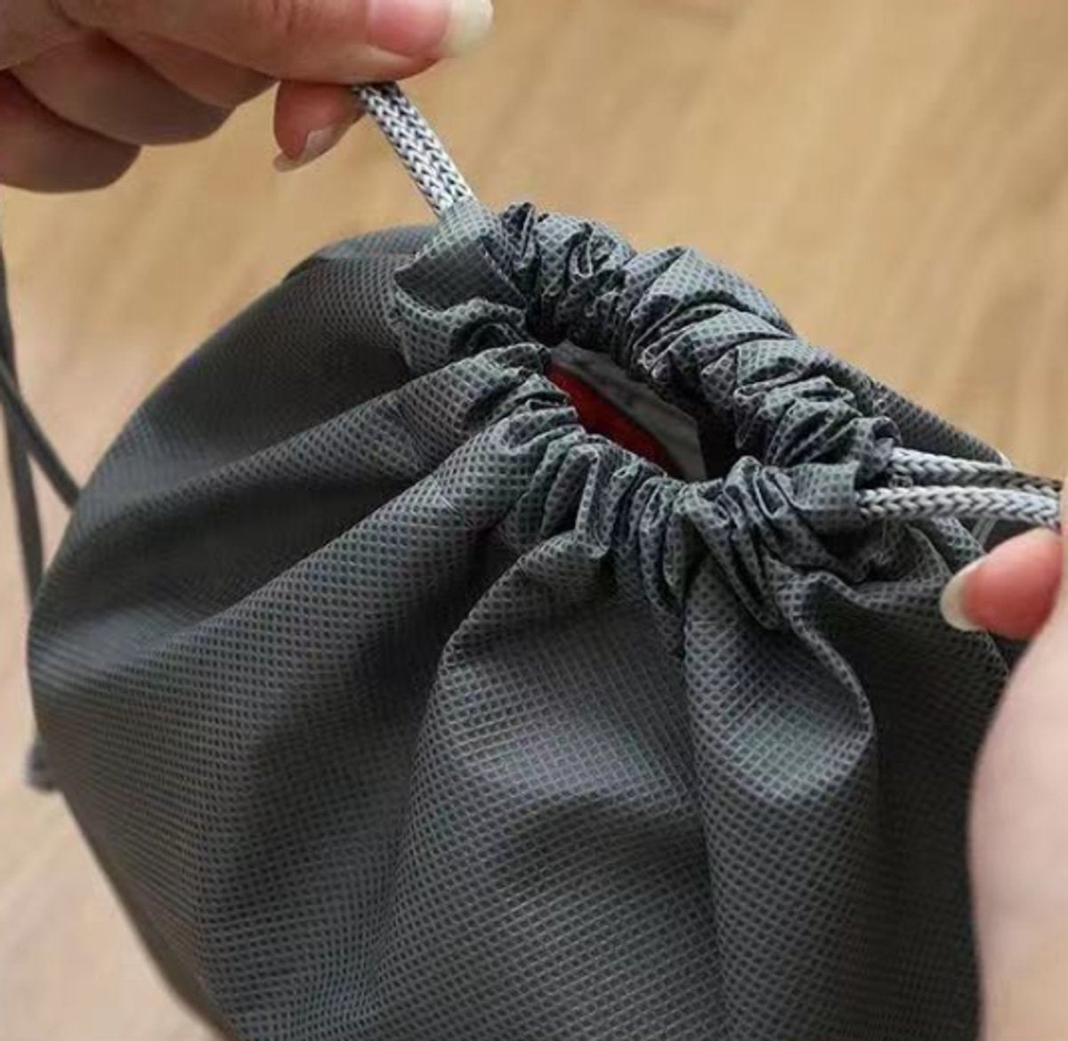 Shoe Bags - 5 Pieces - Shoe Bag - Travel and Storage Bag - Water-Repellent - Travel Organizer - Gray (36*26.5 cm) - Image 2