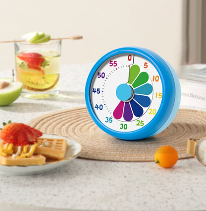 Kitchen Timer - Kitchen Timer - Timer - Digital Kitchen Timer - Child-Friendly Visual Mechanical Timer - Magnetic Sticker Timer - Rainbow Pattern - Image 4