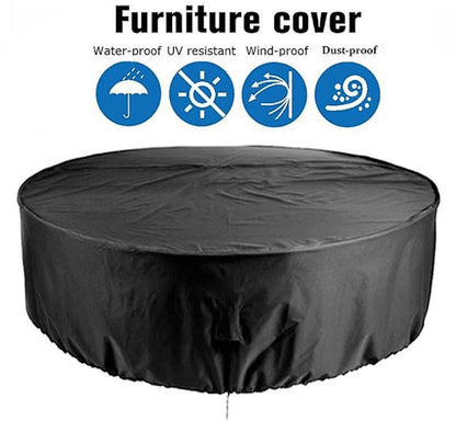 Dust Cover - Round Patio Table, Waterproof Cover - Anti-Fading Furniture Cover - (227 * 100 cm) - Image 2