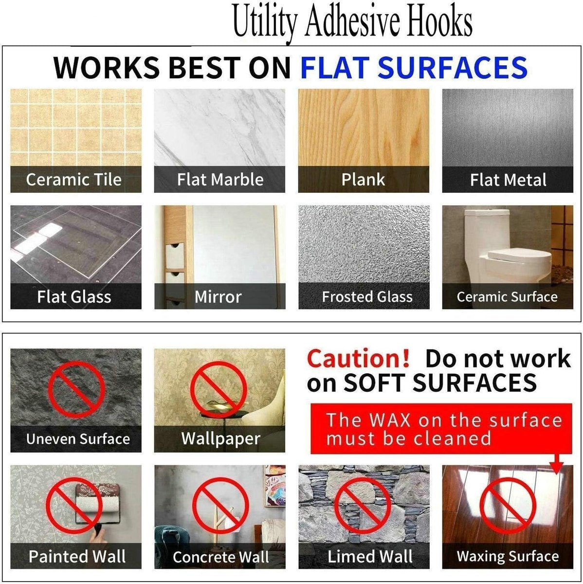 Self-adhesive hooks - transparent - waterproof - self-adhesive wall hooks - suitable for keys - bathroom, shower, outdoor, kitchen, door - practical pack of 24 - Image 8