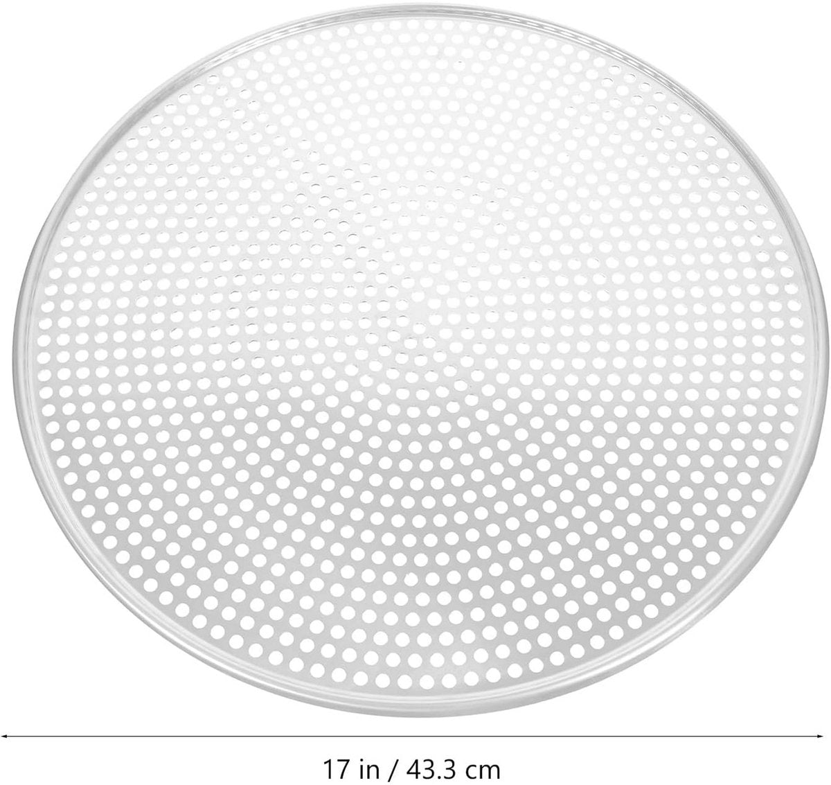 Stainless Steel Pizza Pan - Perforated - 16 Inch - Round Pizza Stand - Pizza Tray - Pizza Storage Tray - Oven Safe - Silver for Home and Restaurants - Image 5