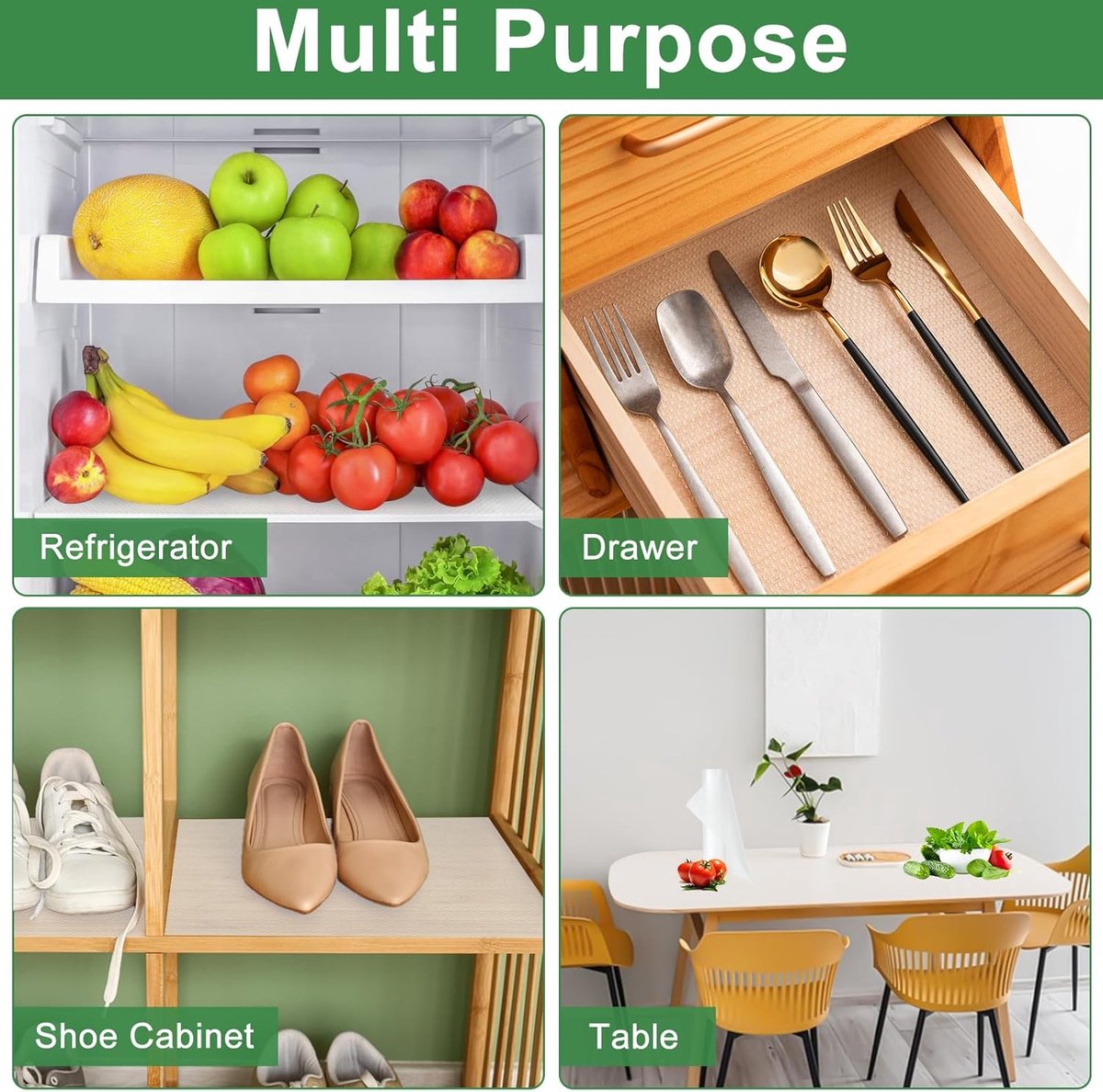 30*300cm non-stick coated shelves - waterproof and oil-resistant - thickened - easy to clean and cut - drawer insert - suitable for refrigerators, desks, cabinets, kitchens - Image 4