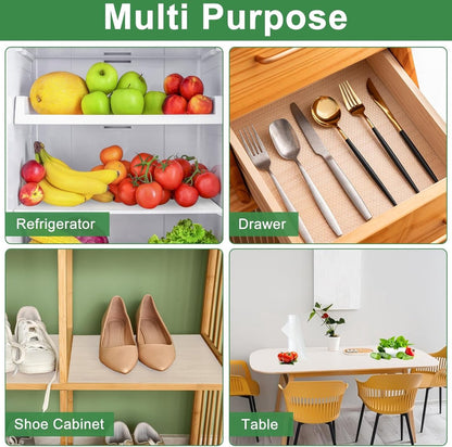 30*300cm non-stick coated shelves - waterproof and oil-resistant - thickened - easy to clean and cut - drawer insert - suitable for refrigerators, desks, cabinets, kitchens - Image 4
