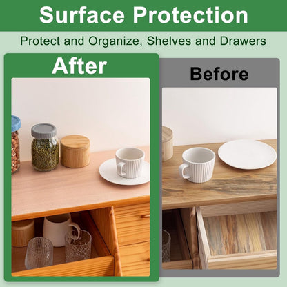 30*300cm non-stick coated shelves - waterproof and oil-resistant - thickened - easy to clean and cut - drawer insert - suitable for refrigerators, desks, cabinets, kitchens - Image 6