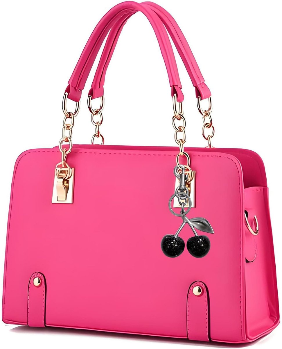 Cherry Charm Keychain - Fashion Accessory for Women's Bags - Suitable for Car Keyrings - Image 3