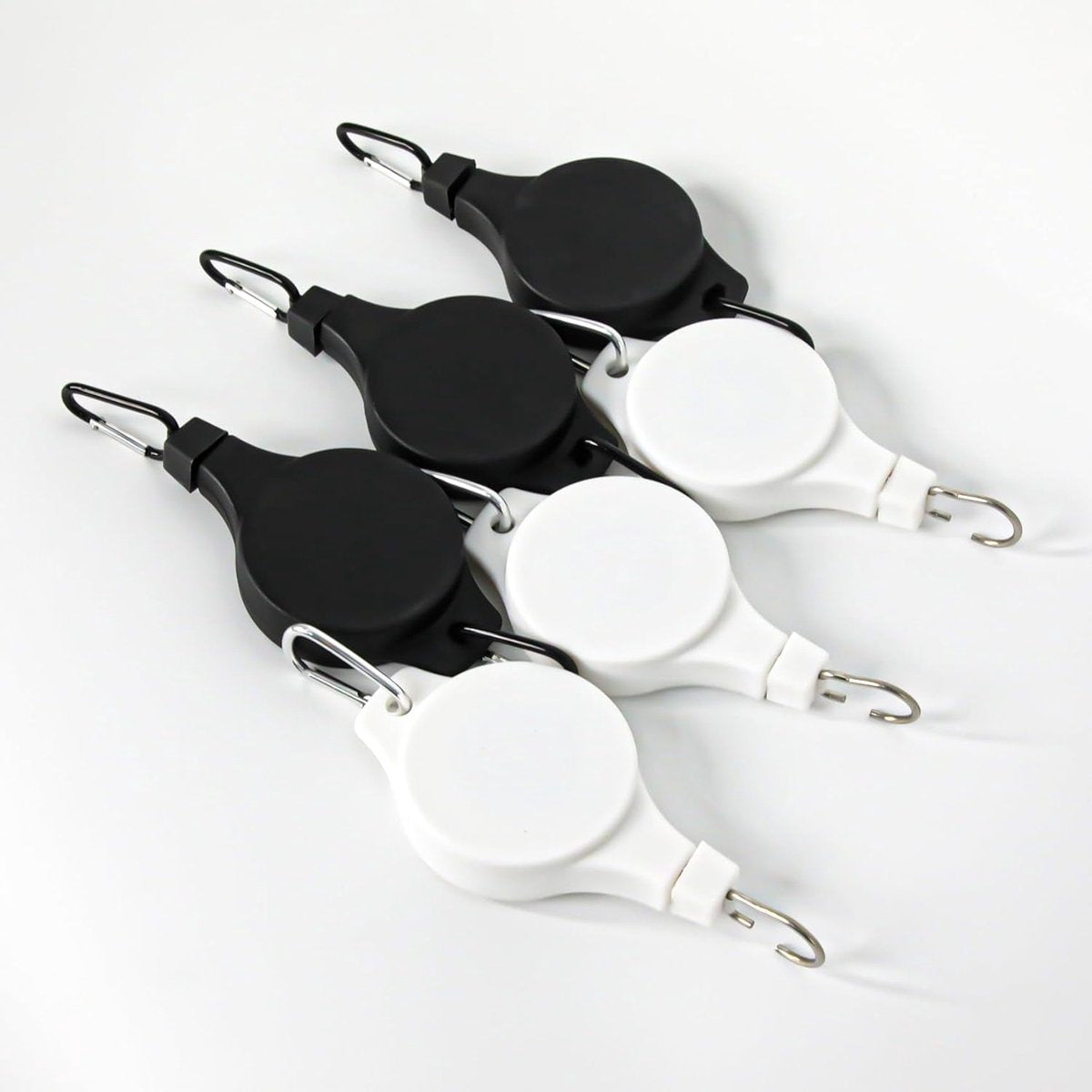 Plant Hooks - Retractable Plant Hanger - Easy-Access Hanging Flower Baskets - For Garden Baskets, Pots, and Feeders - Pack of 6 - Image 2