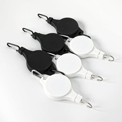 Plant Hooks - Retractable Plant Hanger - Easy-Access Hanging Flower Baskets - For Garden Baskets, Pots, and Feeders - Pack of 6 - Image 2