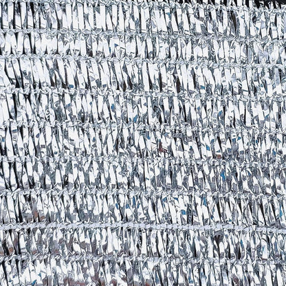 Reflective Aluminum Curtain Net with Eyelets - Sun Protection Cover - 6.5 ft x 6 ft - Image 3