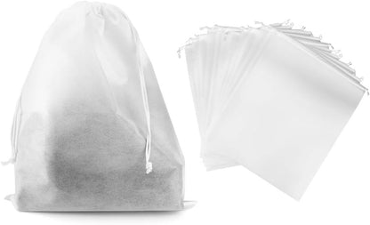 Drawstring Dust Cover - 6-Piece Breathable Non-Woven Large Size Storage Bag - For Handbags, Tote Bags & Shoes - 50x40cm - Image 3