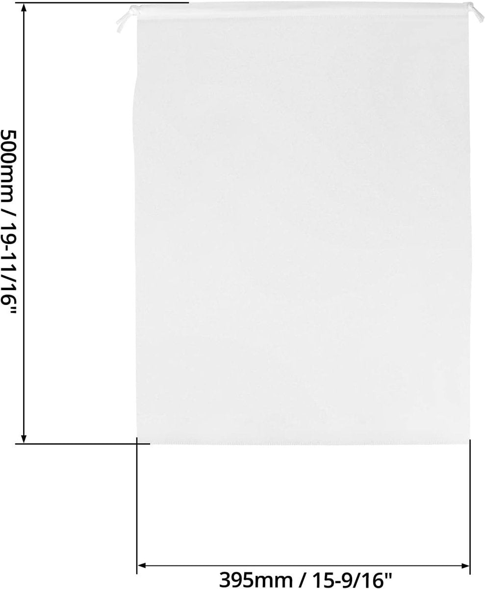 Drawstring Dust Cover - 6-Piece Breathable Non-Woven Large Size Storage Bag - For Handbags, Tote Bags & Shoes - 50x40cm - Image 4