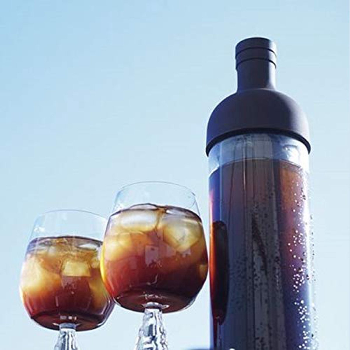 Cold Brew Coffee Pot - 1000 ml Glass Carafe with Infuser - For Iced Coffee & Iced Tea - Easy to Fill and Clean - Brown - Image 2