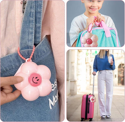 Mini Pill Box - Portable Jewelry Box - Flower-Shaped Storage Box - For storing small accessories - Suitable for boys and girls (Pink) - Image 4