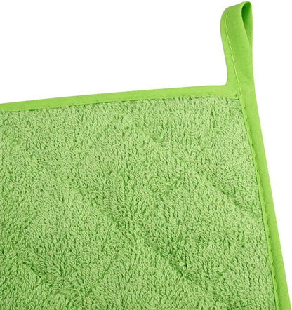 Placemat - Set of 5 Insulation Mats for the Kitchen - Heat Resistant Insulation Mats - Large Coasters for Daily Cooking and Baking (Dimensions: 6.5 x 6.5 Inches, Color: Light Green) - Image 5
